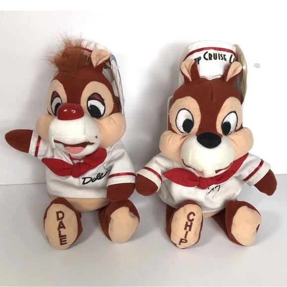 Other - VTG Disney Cruise Line Chip & Dale Plush Sailor Plush
